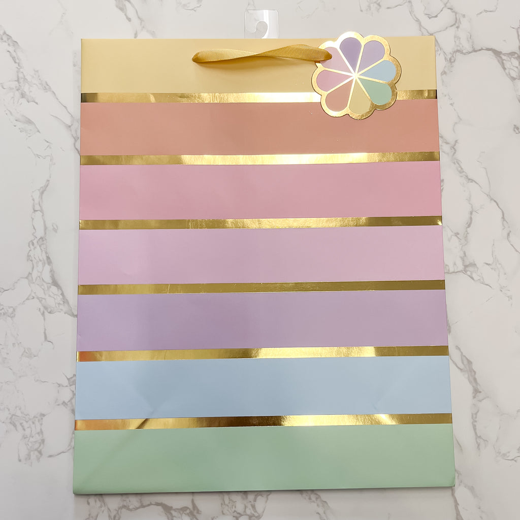 Pastel Pinwheel Small Gift Bag - Lyla's: Clothing, Decor & More - Plano Boutique