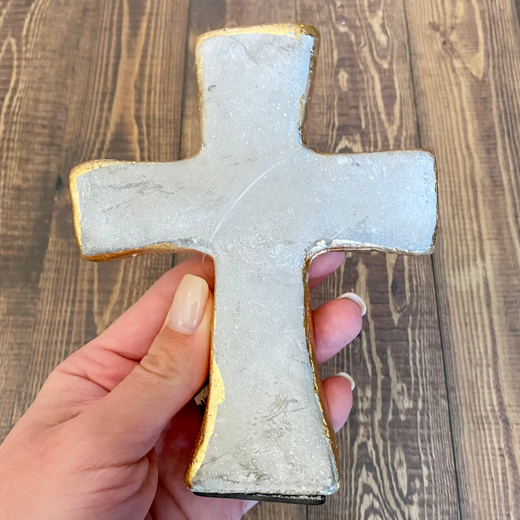 Jericho Stockholm Gold Cross - Lyla's: Clothing, Decor & More - Plano Boutique