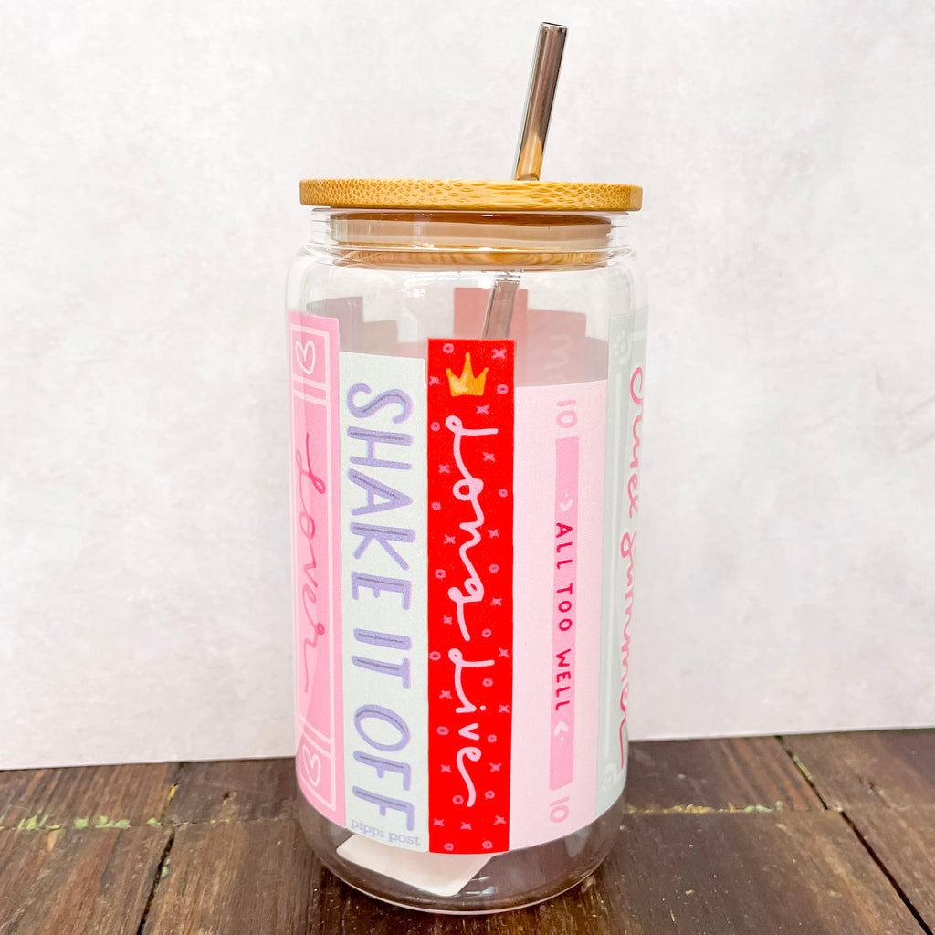 Eras Book Tour Glass Can - Lyla's: Clothing, Decor & More - Plano Boutique