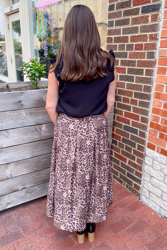 Wild Instinct Leopard Print Skirt - Lyla's: Clothing, Decor & More - Plano Boutique