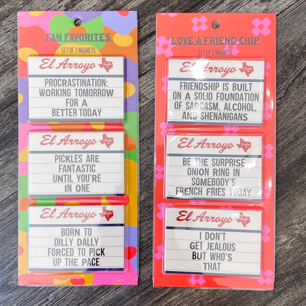 El Arroyo's Fiesta Magnet Set - Lyla's: Clothing, Decor & More - Plano Boutique