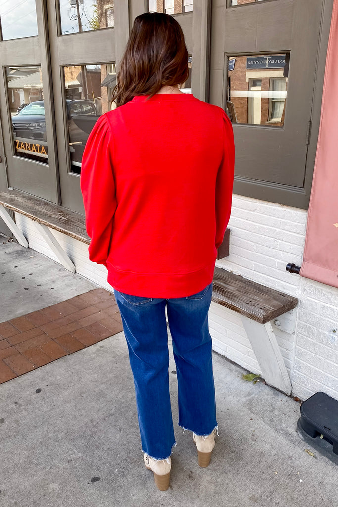 Santa Baby Christmas Red Sweater - Lyla's: Clothing, Decor & More - Plano Boutique