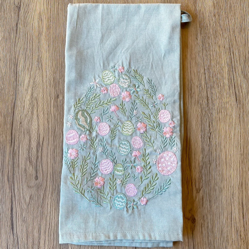 Easter Egg Hand Towel - Lyla's: Clothing, Decor & More - Plano Boutique