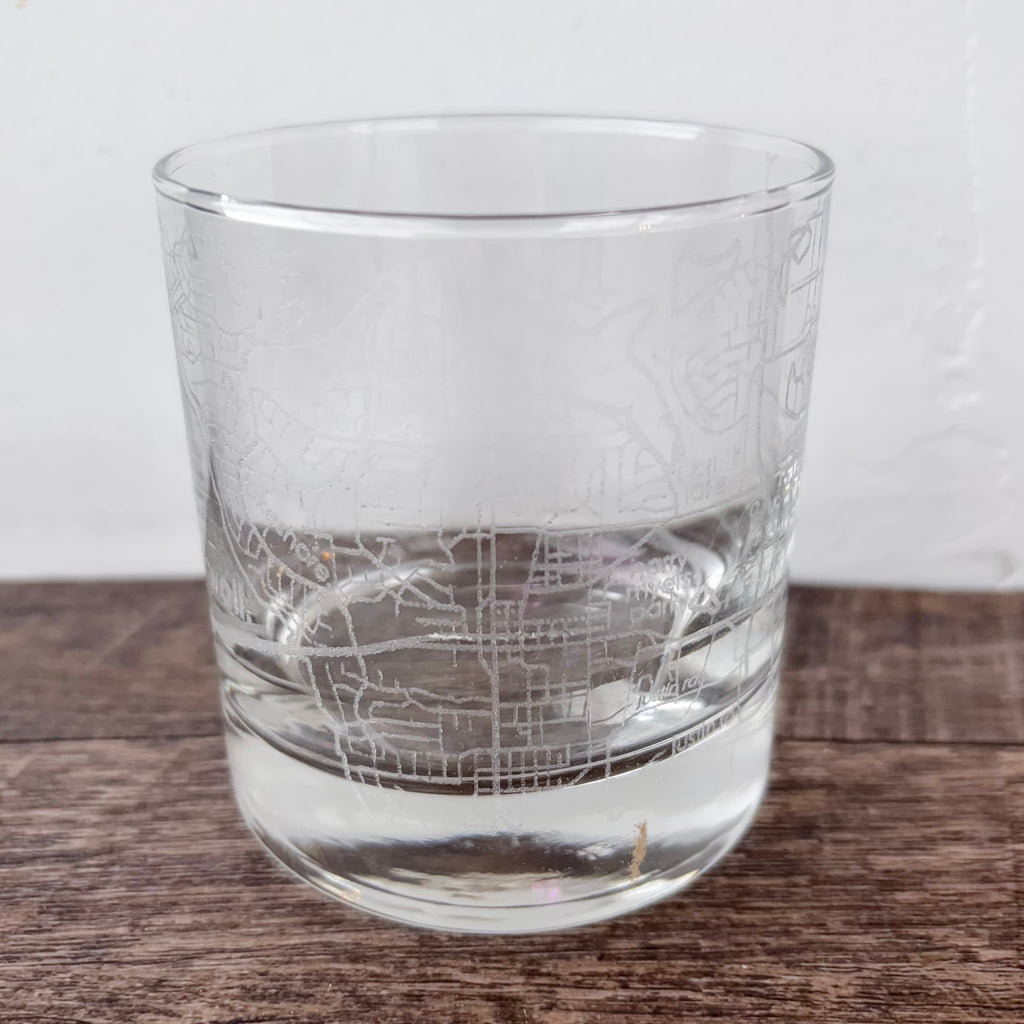 Rockwall TX Map Rocks Whiskey Glass - Lyla's: Clothing, Decor & More - Plano Boutique