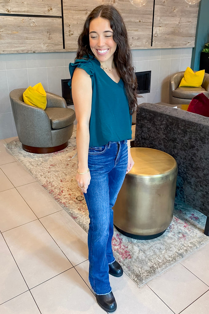 Send an Alert For This Hunter Green Top - Lyla's: Clothing, Decor & More - Plano Boutique