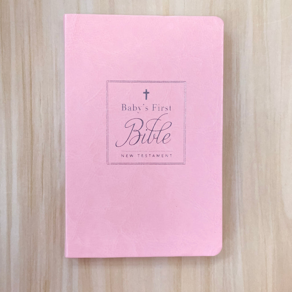 Baby's First New Testament Pink Holy Bible, King James Version - Lyla's: Clothing, Decor & More - Plano Boutique