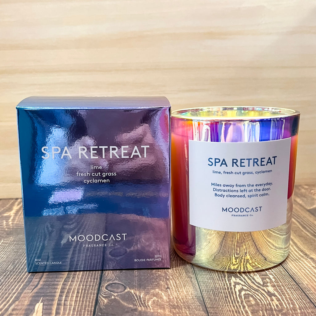 Moodcast - Spa Retreat Candle - Lyla's: Clothing, Decor & More - Plano Boutique