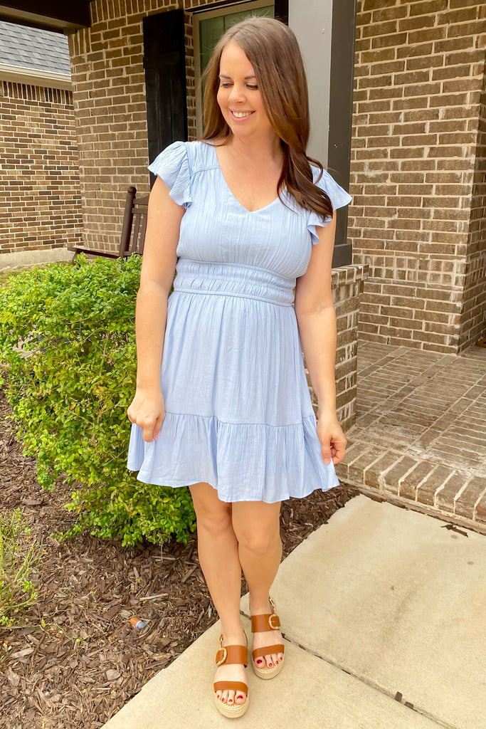 Take You With Me Blue Dress - Lyla's: Clothing, Decor & More - Plano Boutique