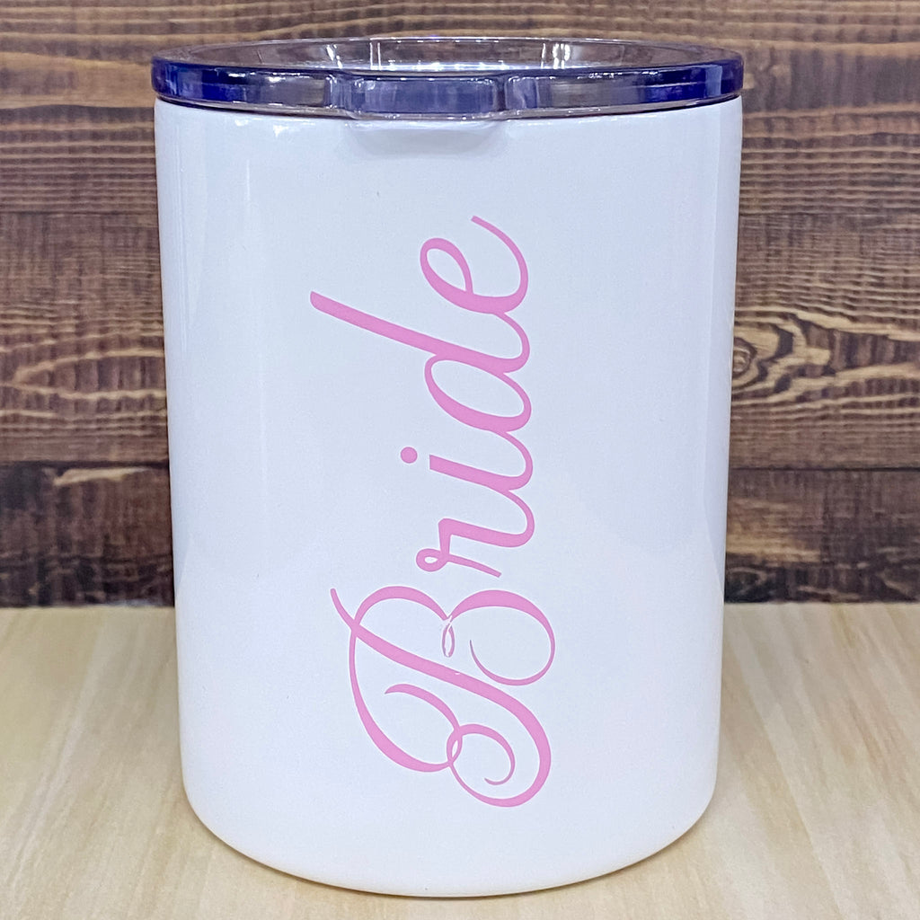 Bride Pink and White Tumbler - Lyla's: Clothing, Decor & More - Plano Boutique