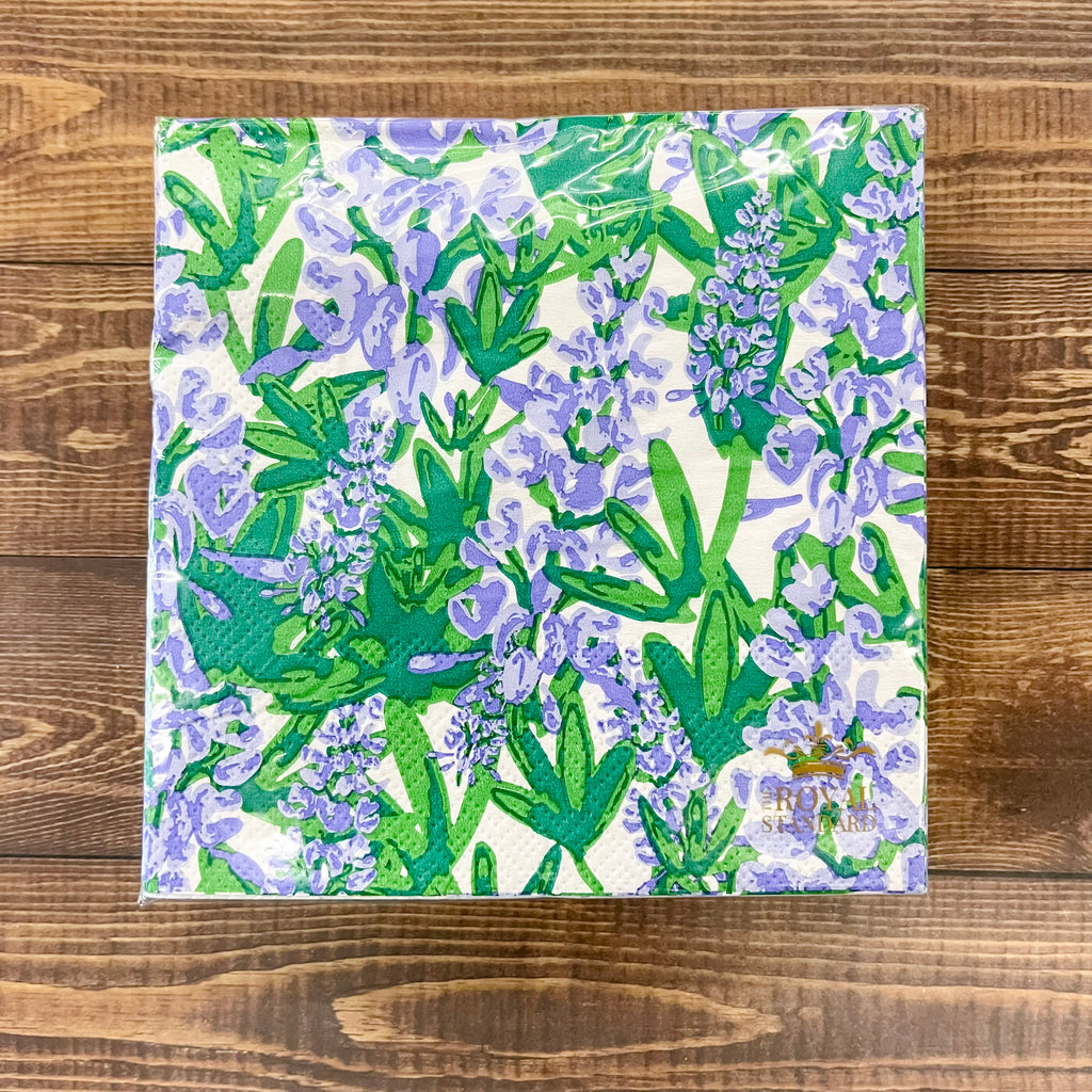 Texas Blue Bonnet Cocktail Napkins (Pack of 20) - Lyla's: Clothing, Decor & More - Plano Boutique