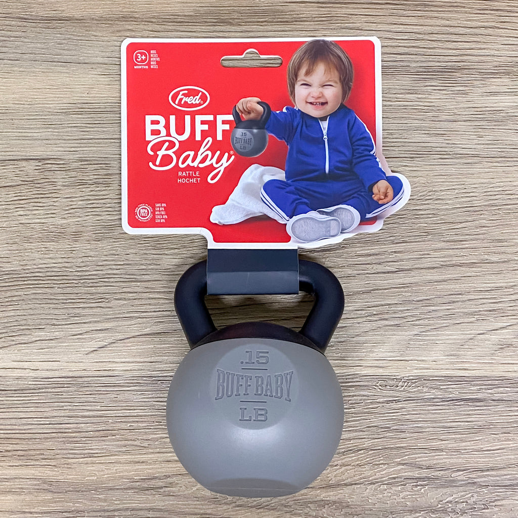 Buff Baby Kettlebell Rattle - Lyla's: Clothing, Decor & More - Plano Boutique