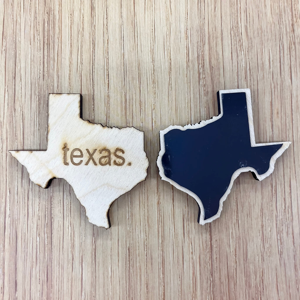 Texas Wood Magnet - Lyla's: Clothing, Decor & More - Plano Boutique