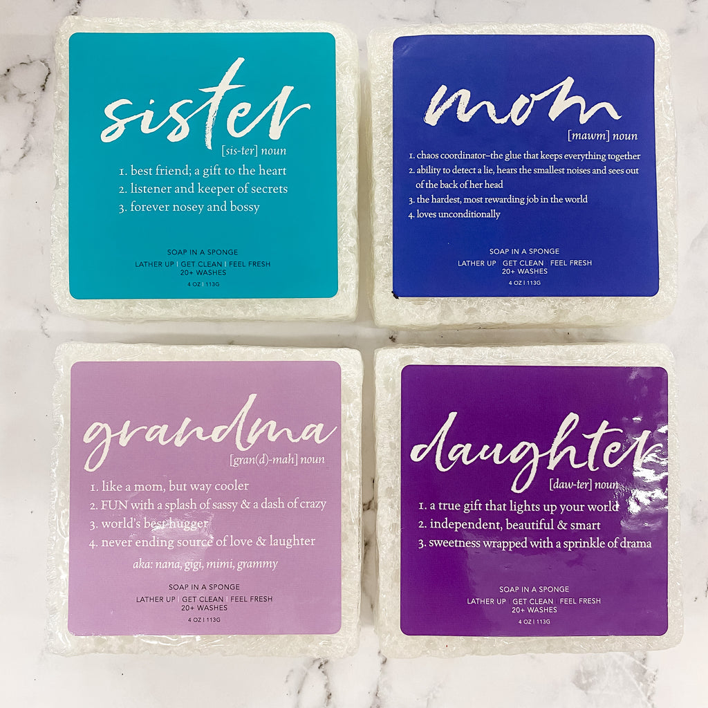 Caren - Definition Square Soap Sponge - Lyla's: Clothing, Decor & More - Plano Boutique