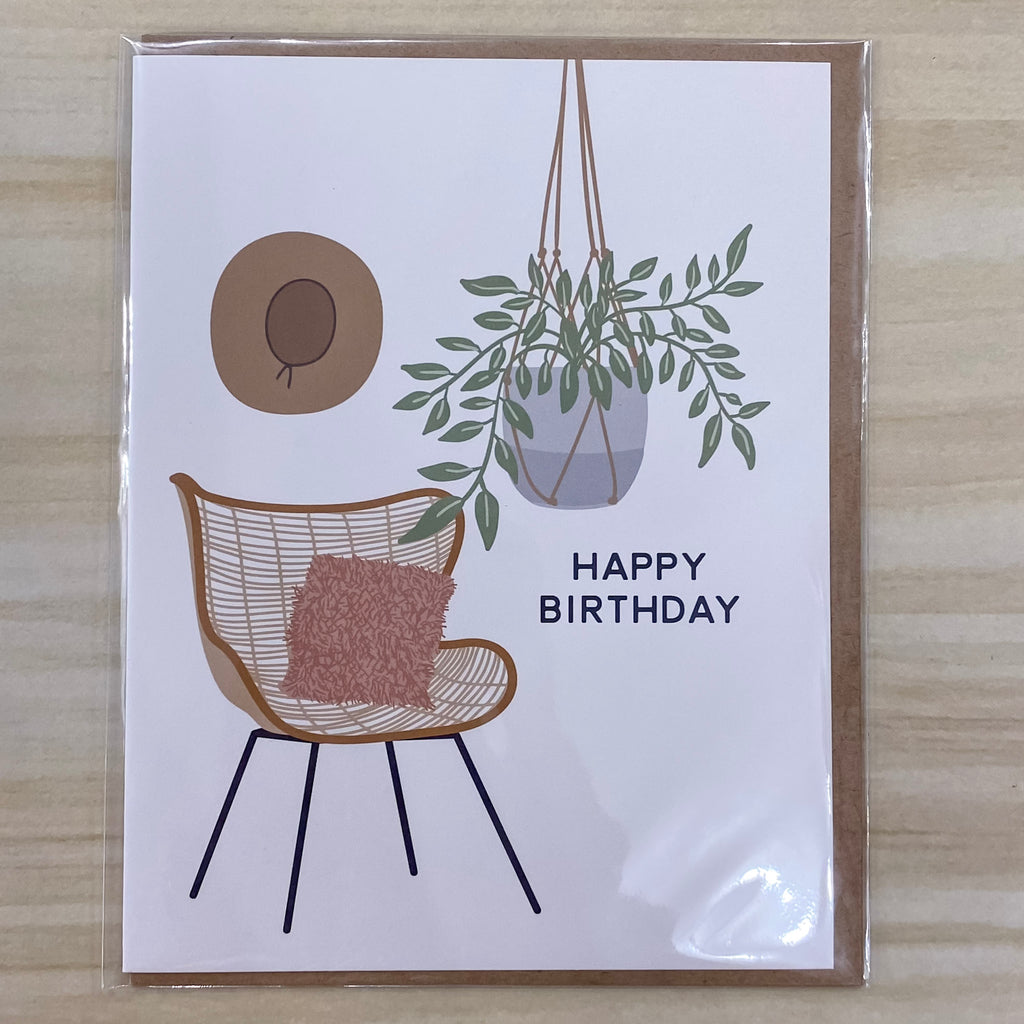 Boho Happy Birthday Greeting Card - Lyla's: Clothing, Decor & More - Plano Boutique
