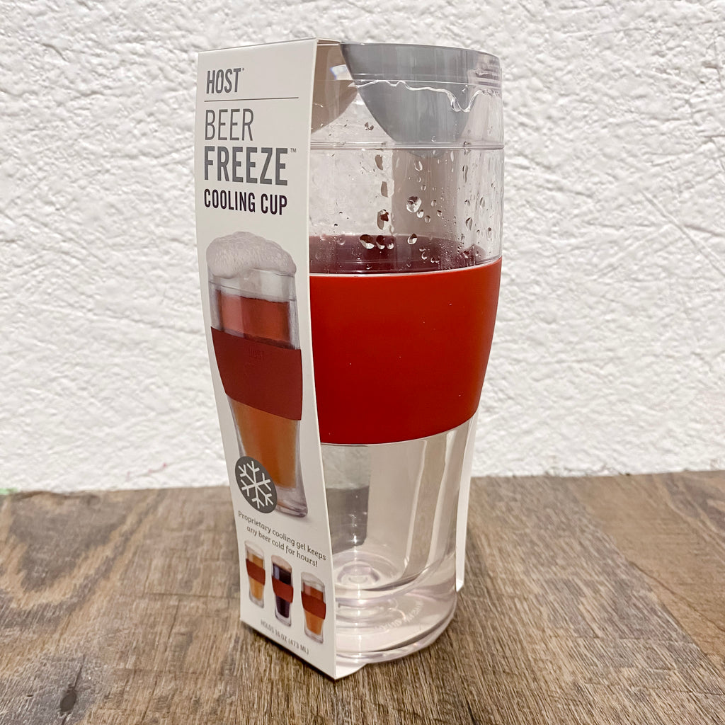 HOST Beer Freeze Pint Glass in Orange - Lyla's: Clothing, Decor & More - Plano Boutique