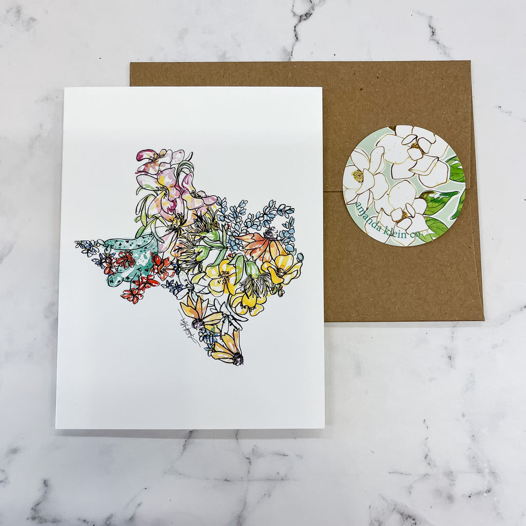 Texas Card by Amanda Klein - Lyla's: Clothing, Decor & More - Plano Boutique