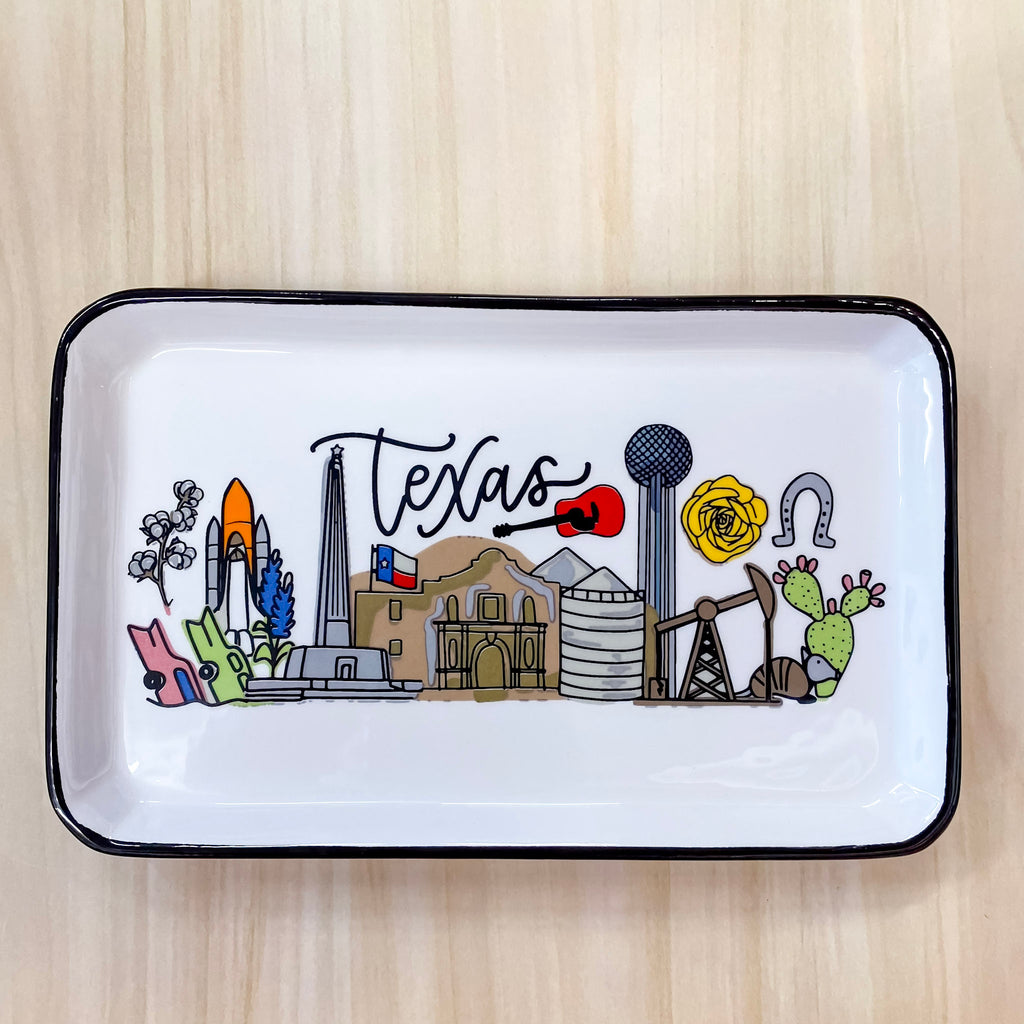 State of Texas Trinket Tray - Lyla's: Clothing, Decor & More - Plano Boutique