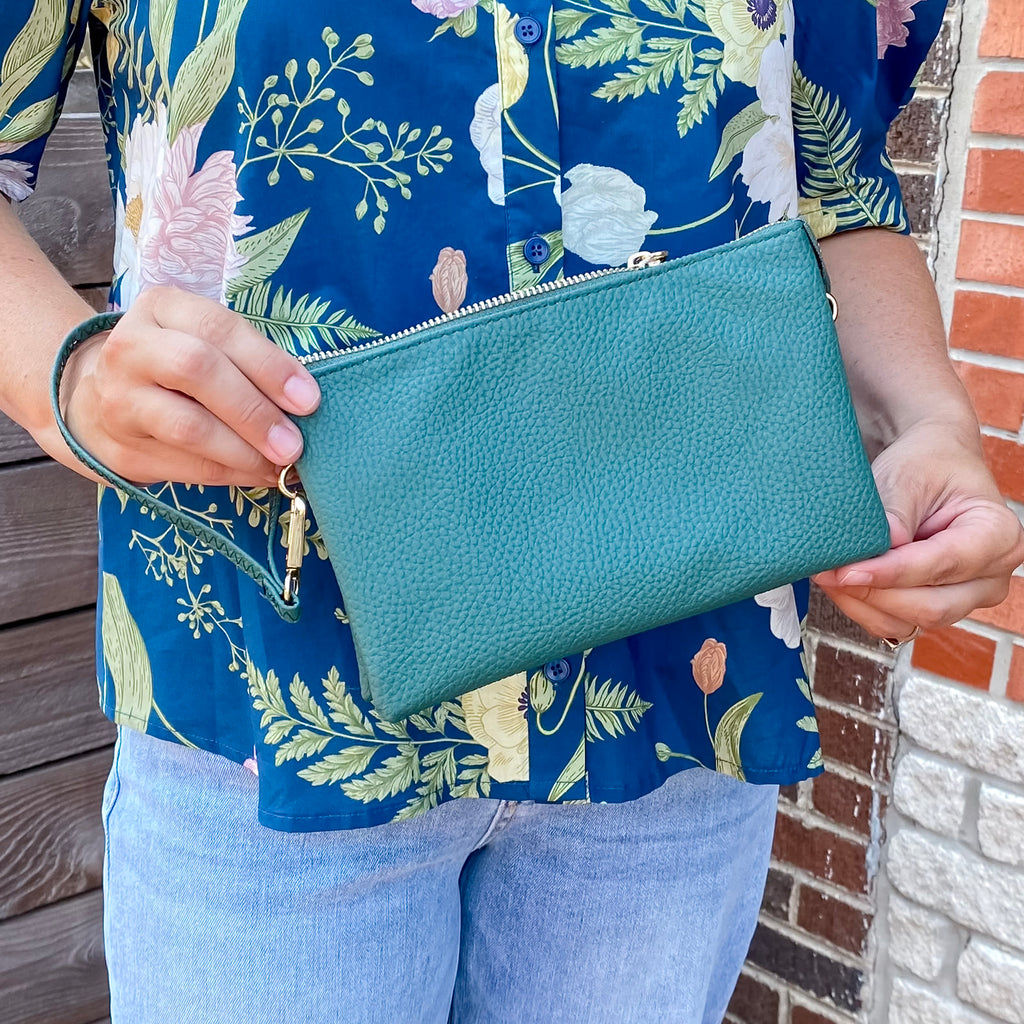 Jen & Co Riley Crossbody Handbag - Forest Green - Lyla's: Clothing, Decor & More - Plano Boutique