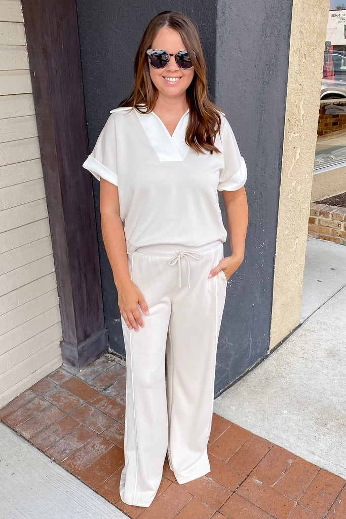 Come See Me Ecru Pants - Lyla's: Clothing, Decor & More - Plano Boutique