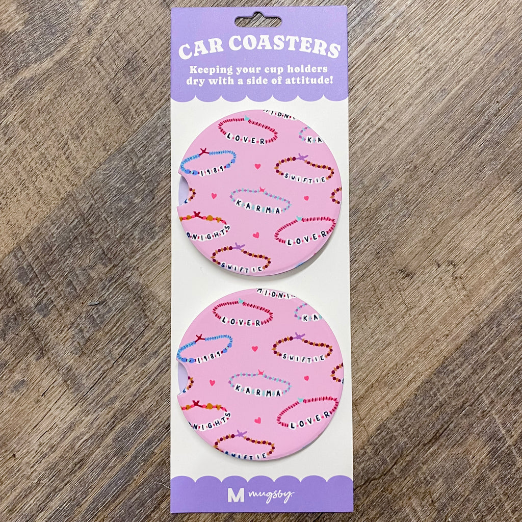 Friendship Bracelets Car Coasters - Lyla's: Clothing, Decor & More - Plano Boutique