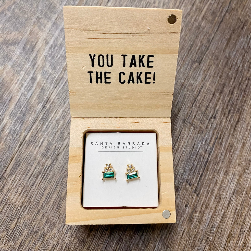 Treasure Box Happy Birthday Earrings - Lyla's: Clothing, Decor & More - Plano Boutique