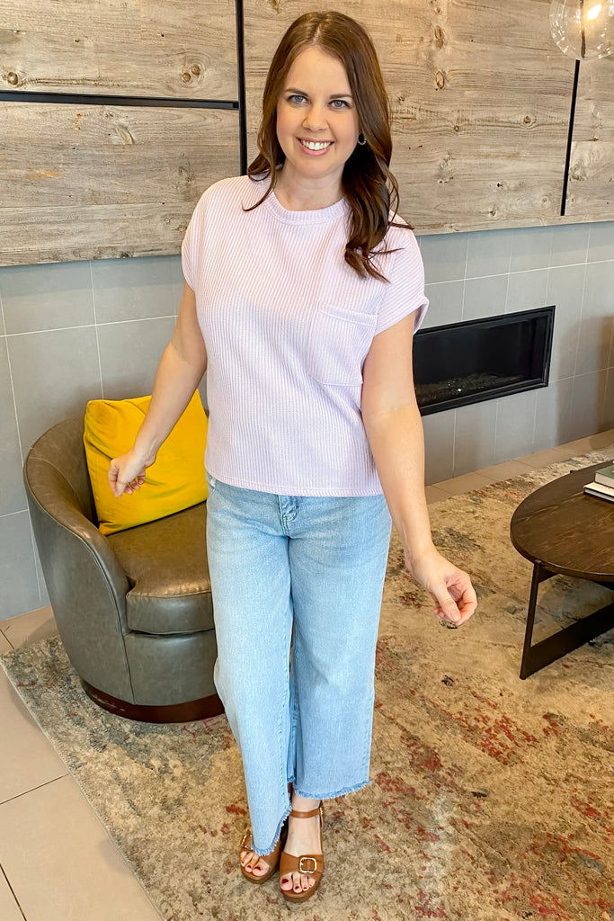 Love Me Forever Lavender Top - Lyla's: Clothing, Decor & More - Plano Boutique
