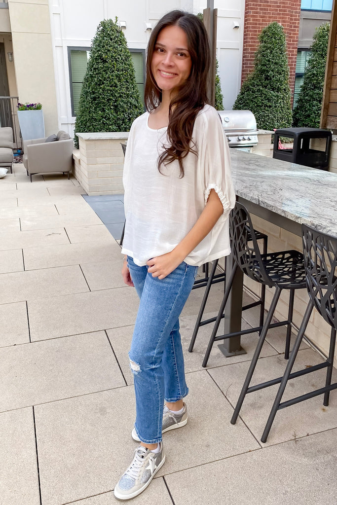 Days Like this White Top - Lyla's: Clothing, Decor & More - Plano Boutique