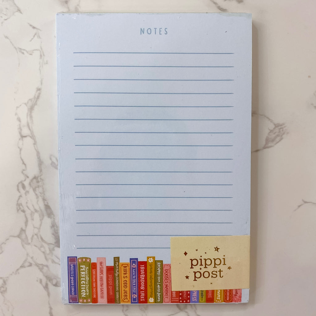 Stars Hollow Bookshelf Notepad - Lyla's: Clothing, Decor & More - Plano Boutique
