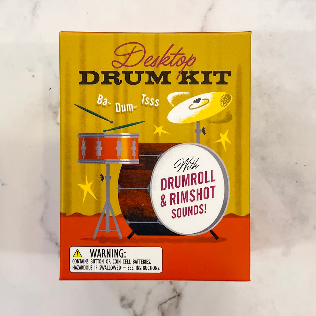 Desktop Drum Kit: With Drumroll and Rimshot Sounds! - Lyla's: Clothing, Decor & More - Plano Boutique