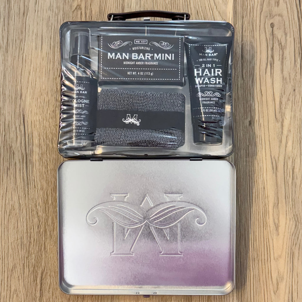 Man Bar Travel Kit Midnight Amber - Lyla's: Clothing, Decor & More - Plano Boutique