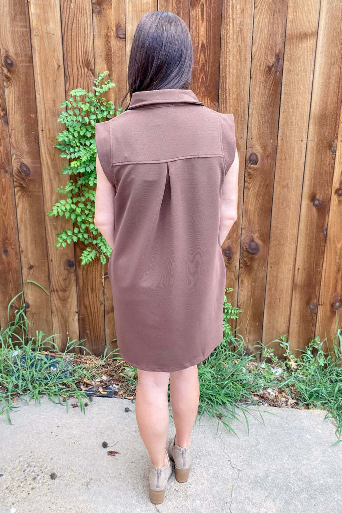 Spicy and Cute Espresso Dress - Lyla's: Clothing, Decor & More - Plano Boutique