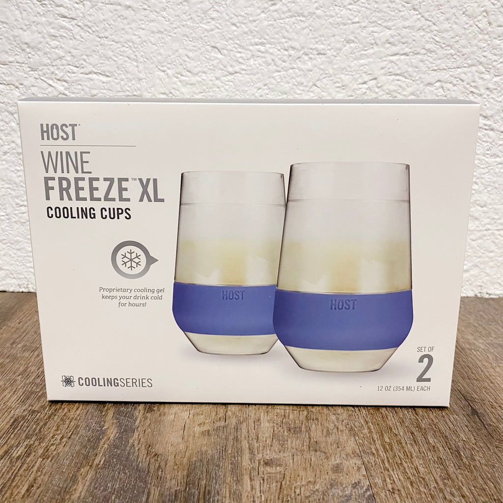 HOST Wine Freeze XL Set in Slate Blue - Lyla's: Clothing, Decor & More - Plano Boutique