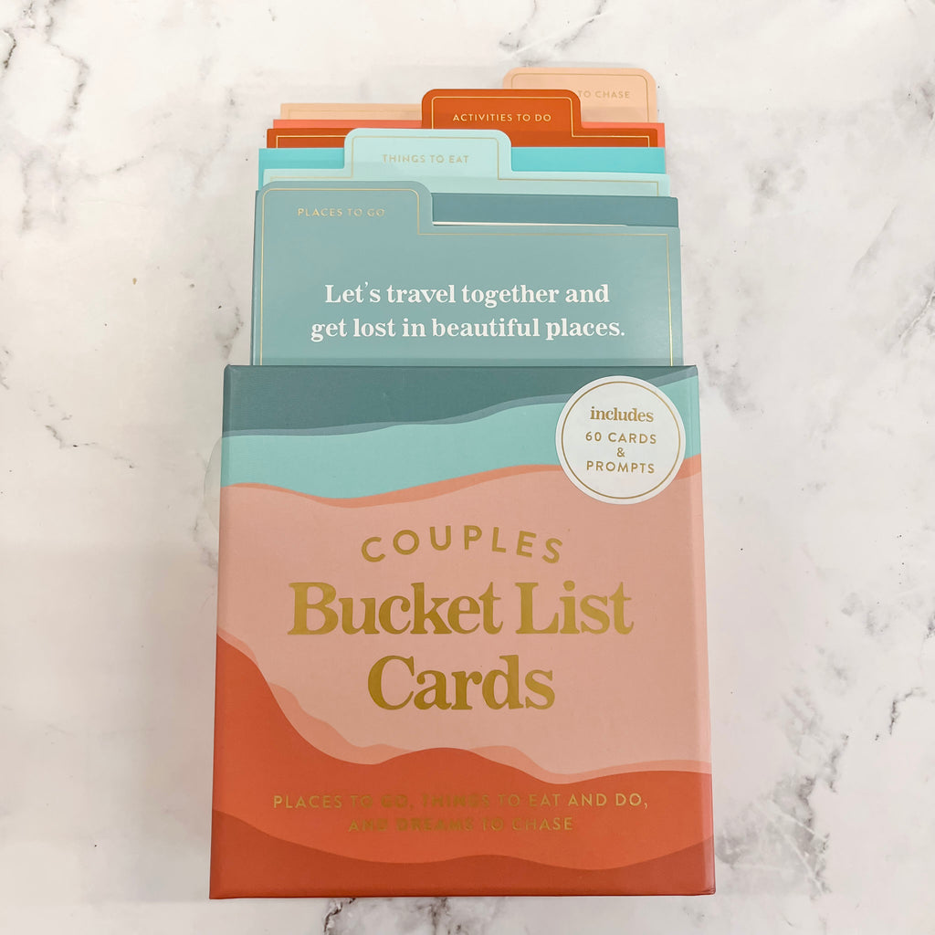 Eccolo Couples Bucket List Cards Box Set - Lyla's: Clothing, Decor & More - Plano Boutique