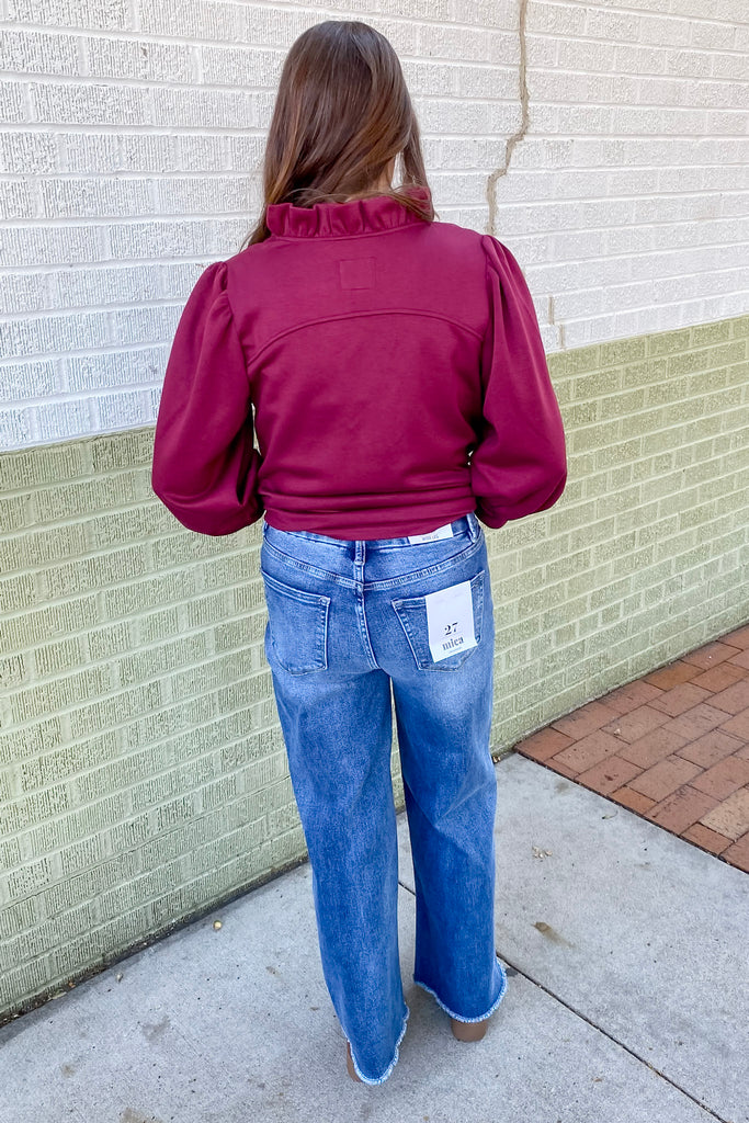 Blue Jay Super High Wide Leg Denim by Mica - Lyla's: Clothing, Decor & More - Plano Boutique