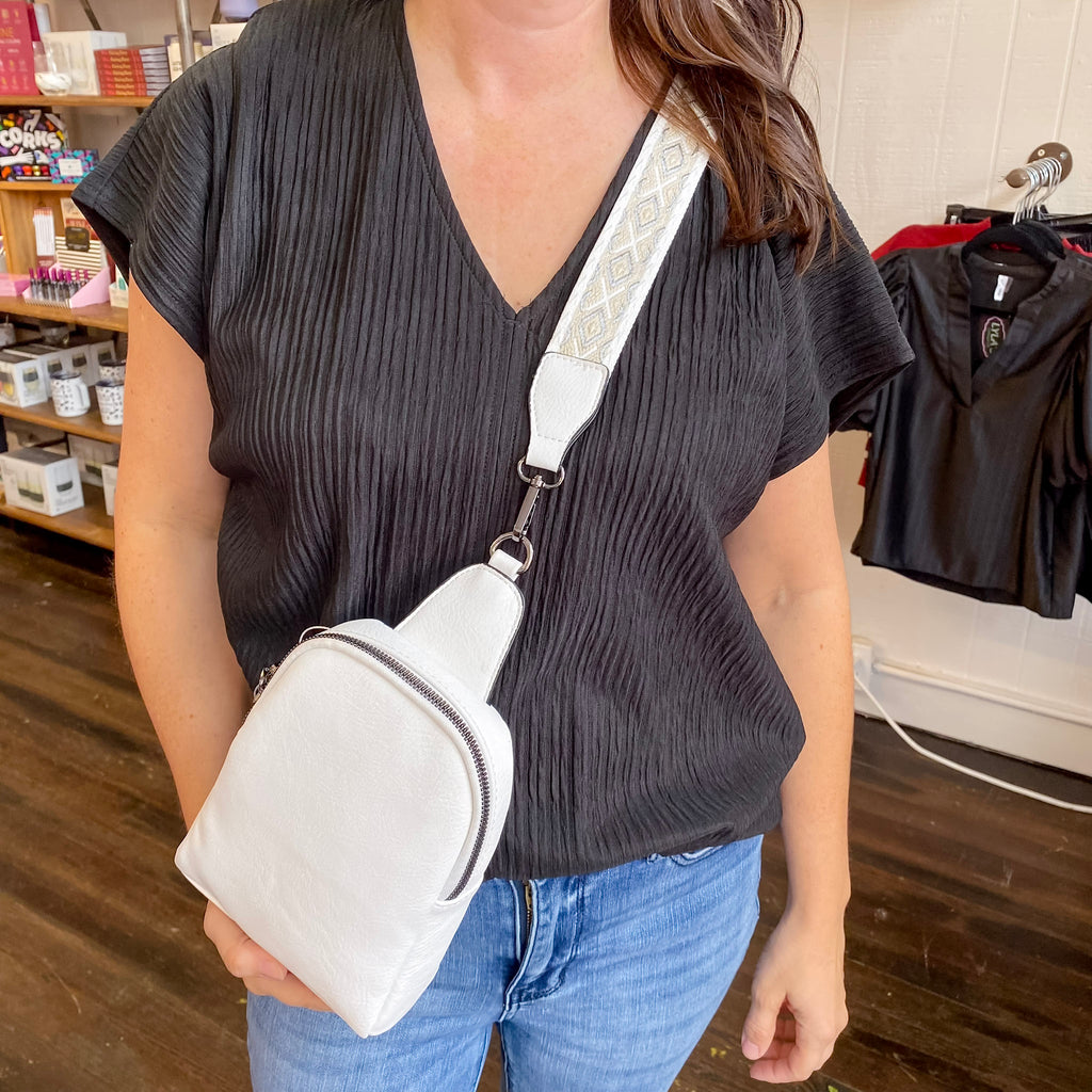Jen & Co Ellen Crossbody Purse - Ivory - Lyla's: Clothing, Decor & More - Plano Boutique