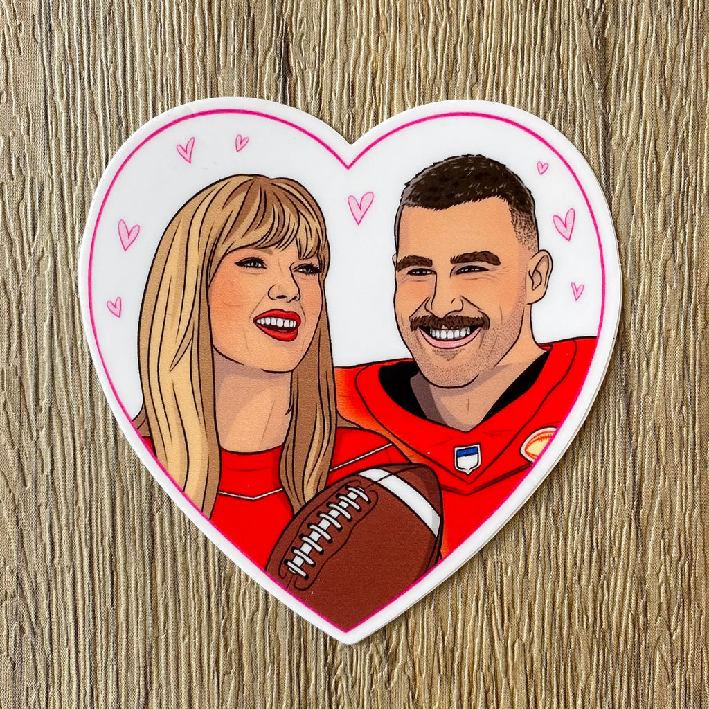 Taylor and Travis Heart Sticker - Lyla's: Clothing, Decor & More - Plano Boutique