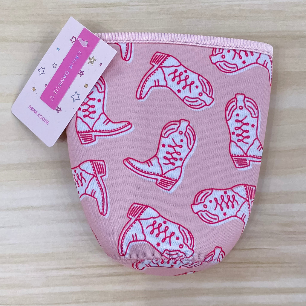 Western Cowgirl Boots Small Drink Sleeve - Lyla's: Clothing, Decor & More - Plano Boutique