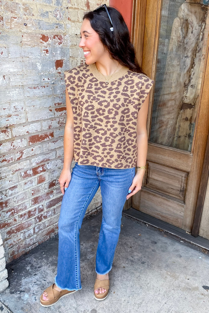 Wild Streak Leopard Print Top - Lyla's: Clothing, Decor & More - Plano Boutique