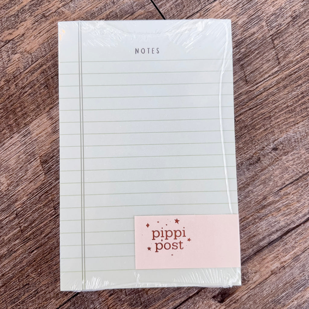 Green Notes Notepad - Lyla's: Clothing, Decor & More - Plano Boutique