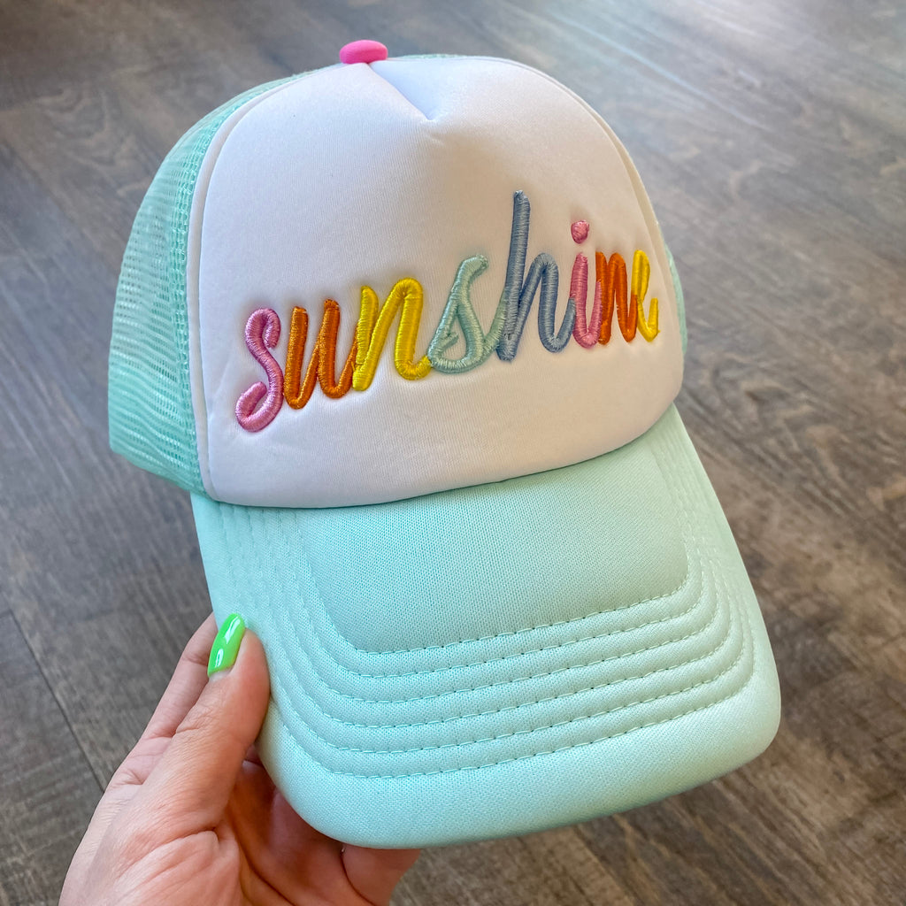 Sunshine Trucker Hat - Lyla's: Clothing, Decor & More - Plano Boutique