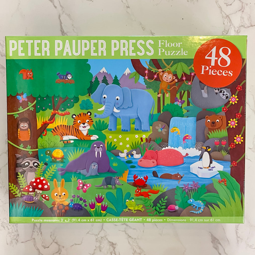 Animal Kingdom Floor Puzzle - Lyla's: Clothing, Decor & More - Plano Boutique