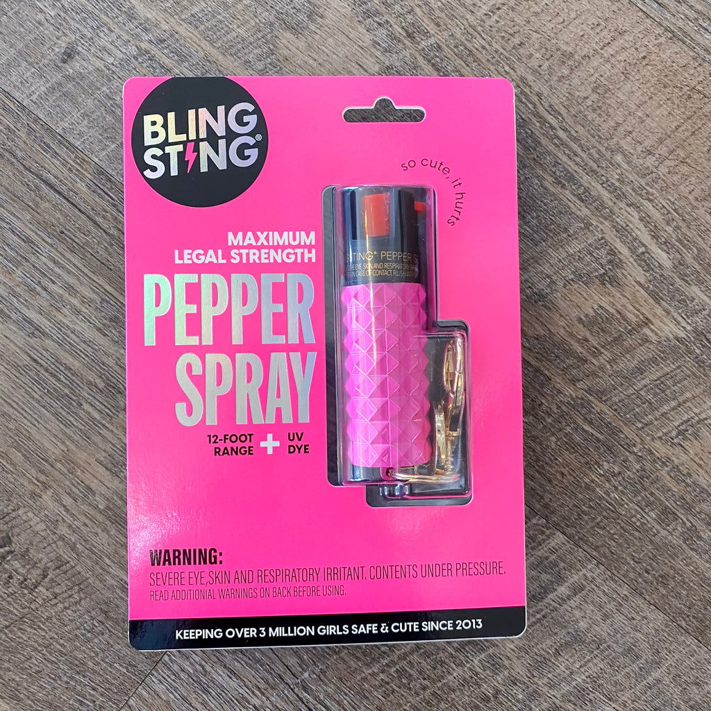Millennial Pink Studded Pepper Spray - Lyla's: Clothing, Decor & More - Plano Boutique