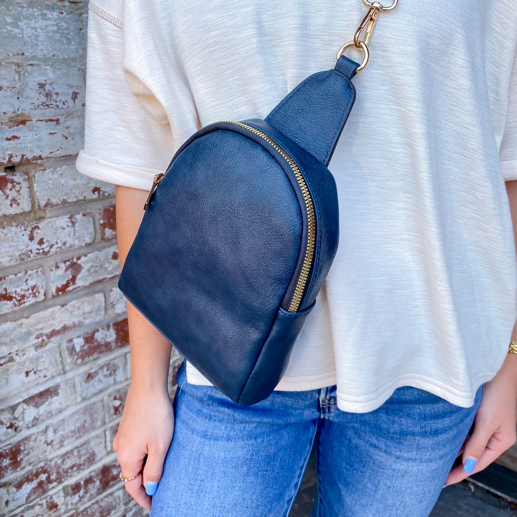 Jen & Co Ellen Crossbody Purse - Navy - Lyla's: Clothing, Decor & More - Plano Boutique