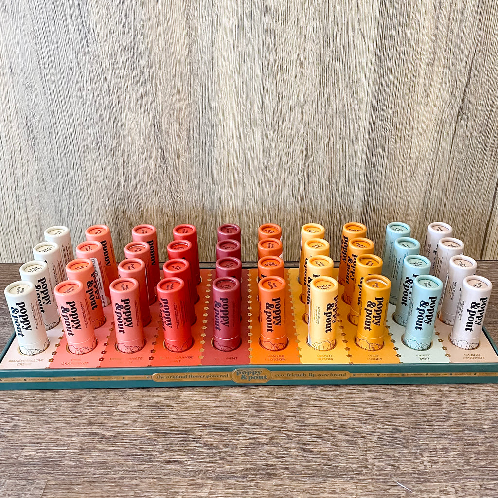 Poppy and Pout Lip Balm - Lyla's: Clothing, Decor & More - Plano Boutique