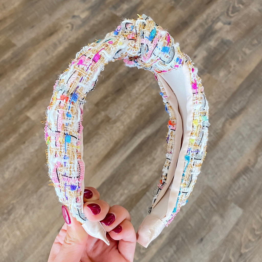 Knotted Boucle Headband - Lyla's: Clothing, Decor & More - Plano Boutique