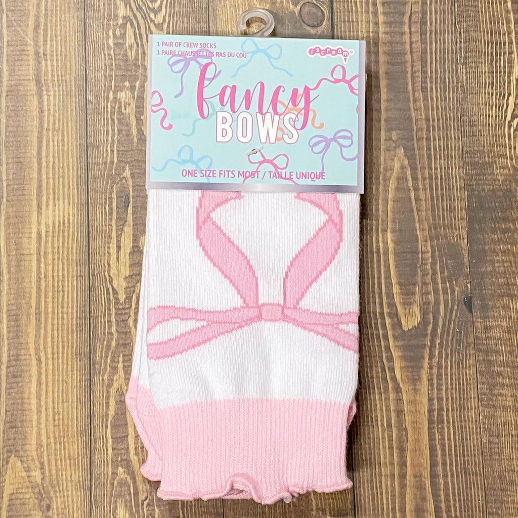 Bow Socks - Lyla's: Clothing, Decor & More - Plano Boutique