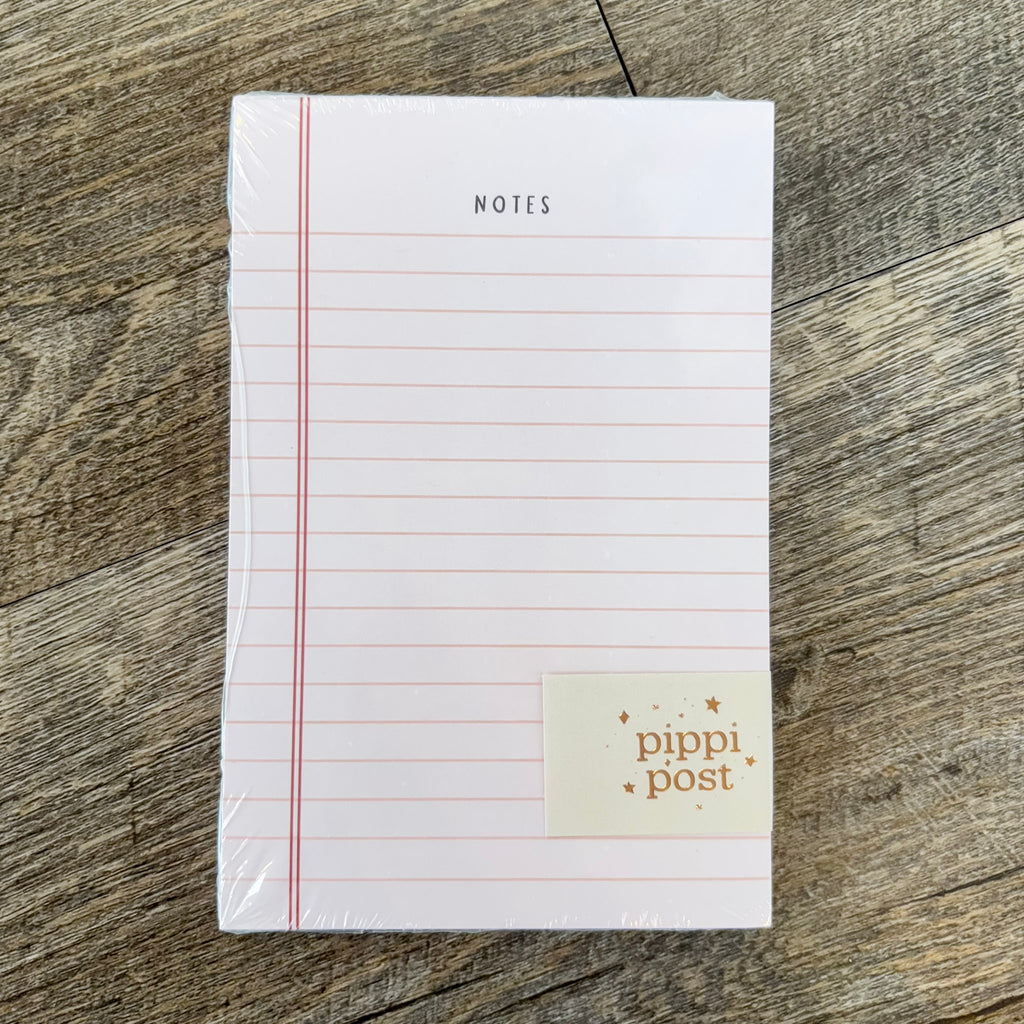 Pink Notes Notepad - Lyla's: Clothing, Decor & More - Plano Boutique