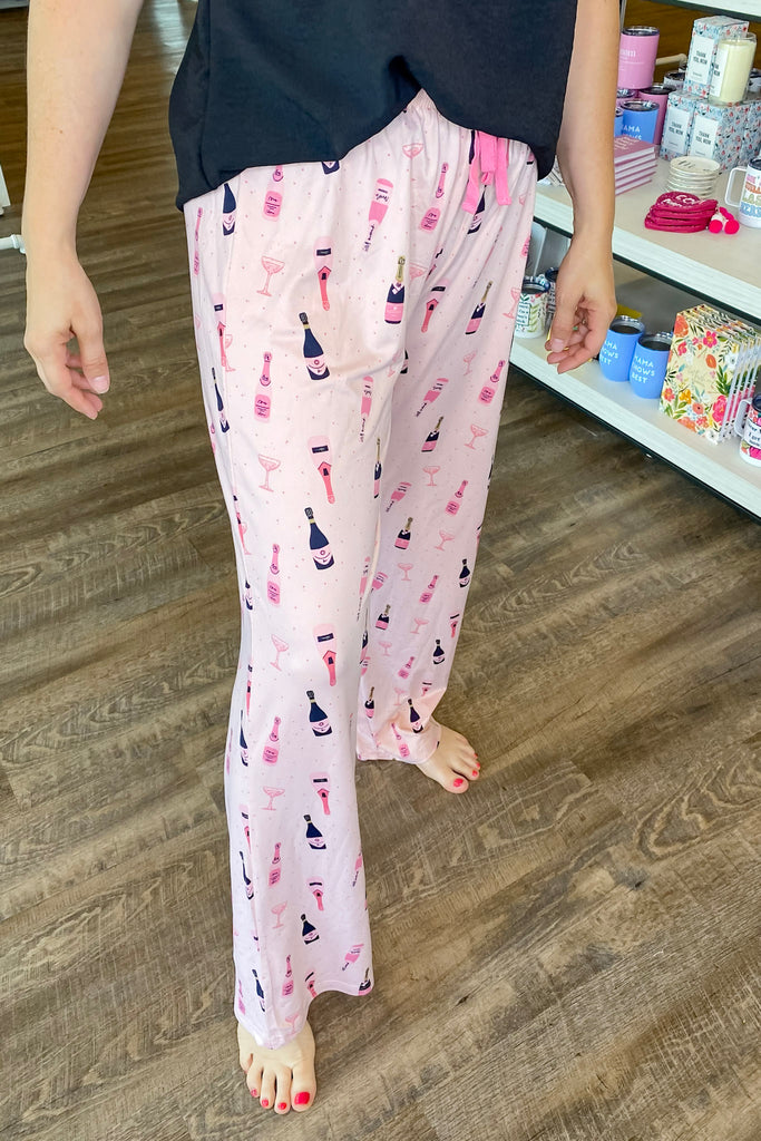 Champagne Bubbles Sleep Pants - Lyla's: Clothing, Decor & More - Plano Boutique