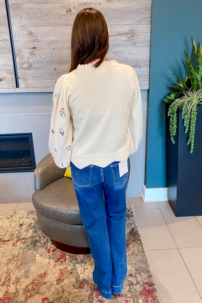 Dreamy Florals Cream Sweater - Lyla's: Clothing, Decor & More - Plano Boutique
