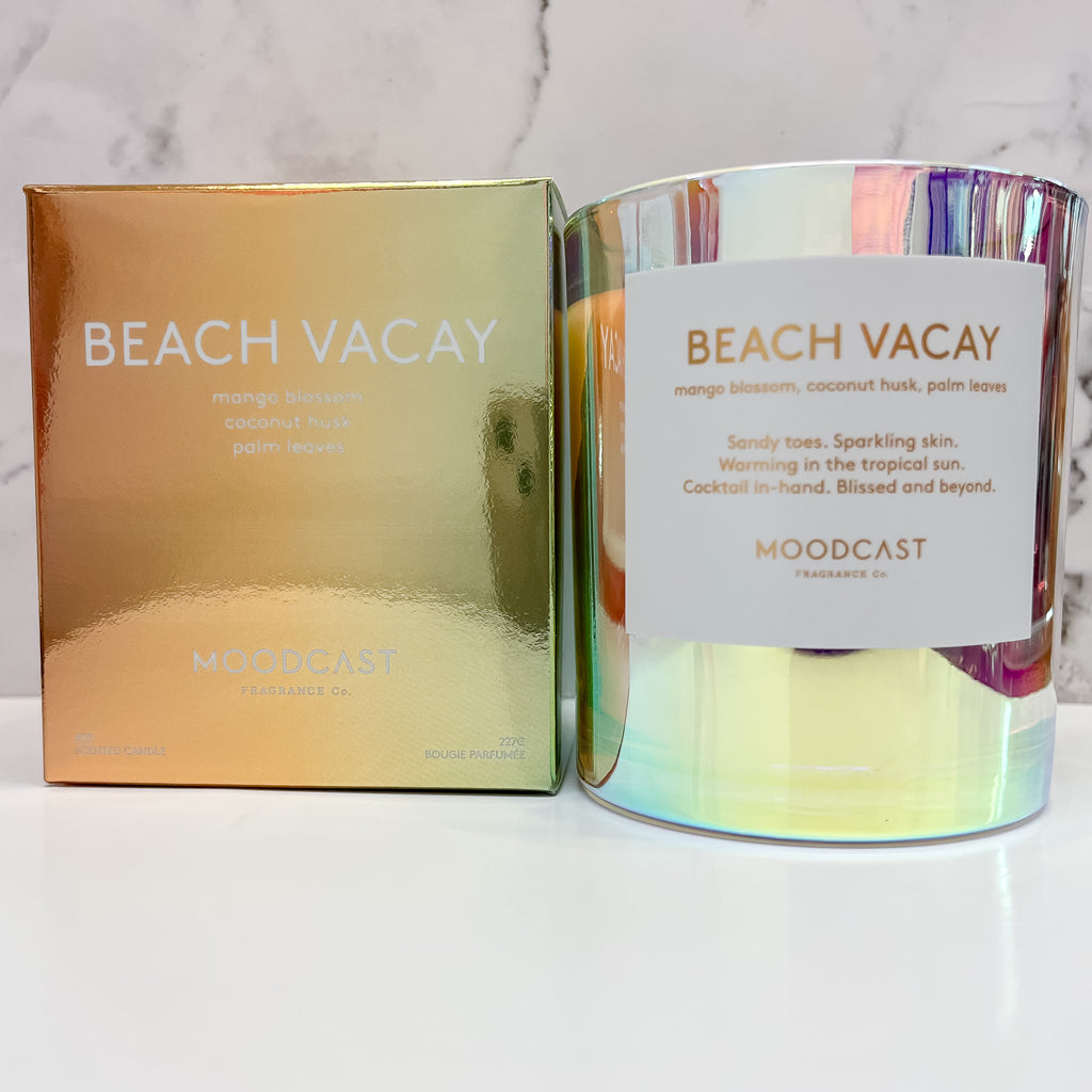 Moodcast - Beach Vacay Candle - Lyla's: Clothing, Decor & More - Plano Boutique